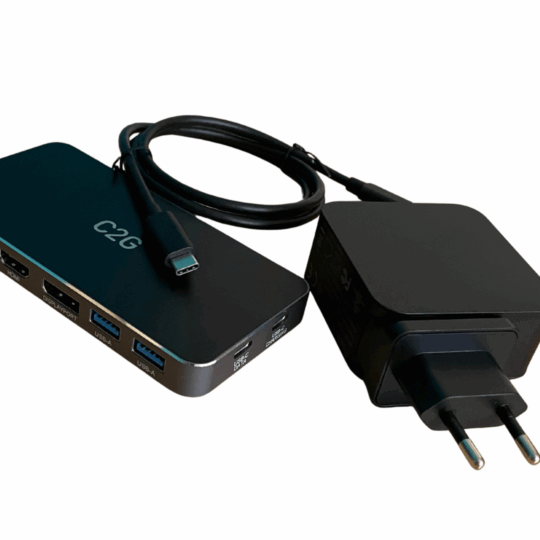 Stacja dokująca USB-C 7-w-1 Dual Display MST c2g